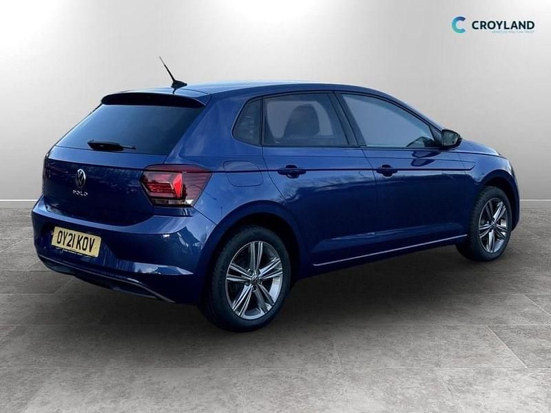 Used VW Polo Match 80 HP (58 kW) 2021 Blue Hatchback