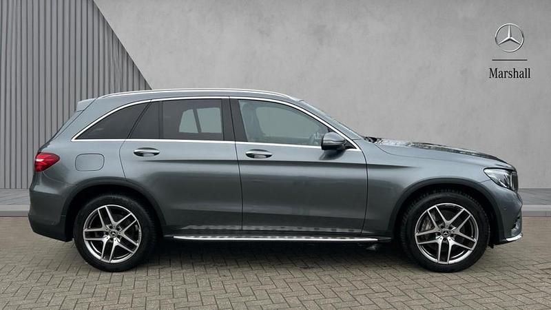 Used Mercedes GLC350 AMG line 258 HP (189 kW) 2017 Selenite grey metallic