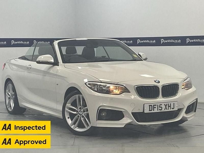 White Used 2015 BMW 220 M Sport Cabriolet | £10,971 (Fair price) - Image 1/4