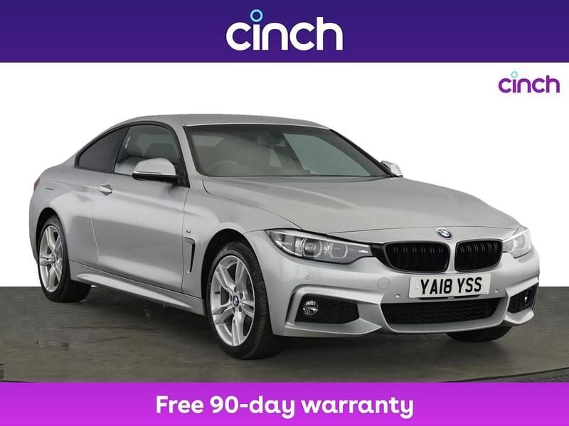 Silver Used 2018 BMW 420 M Sport Coupe | £16,199 (Fair price) - Image 1/3