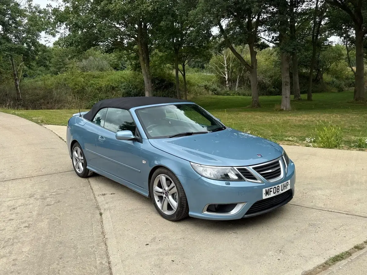 Used Saab 9-3 Cabriolet Aero 2008 Blue Cabriolet
