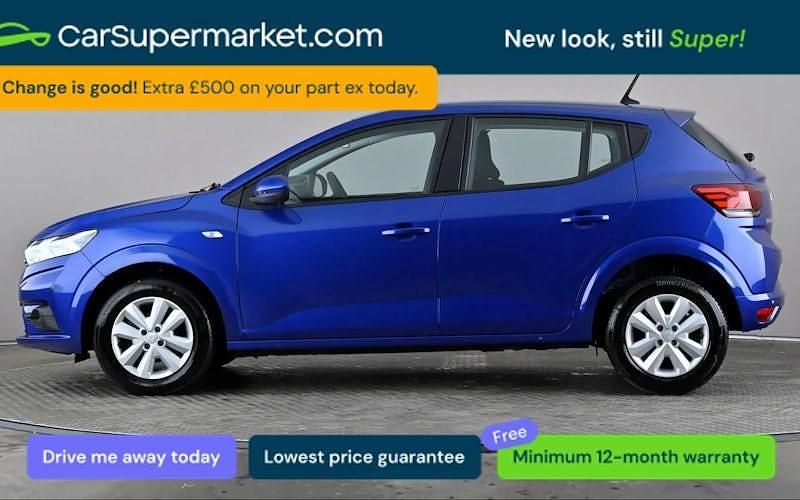 Used Dacia Sandero Expression 91 HP (66 kW) 2024 Blue Hatchback