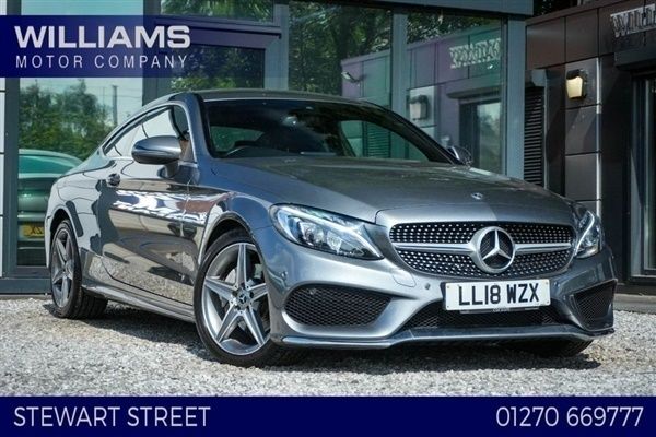 Grey Used 2018 Mercedes C220 AMG line Coupe | £14,990 (Good price) - Image 1/1