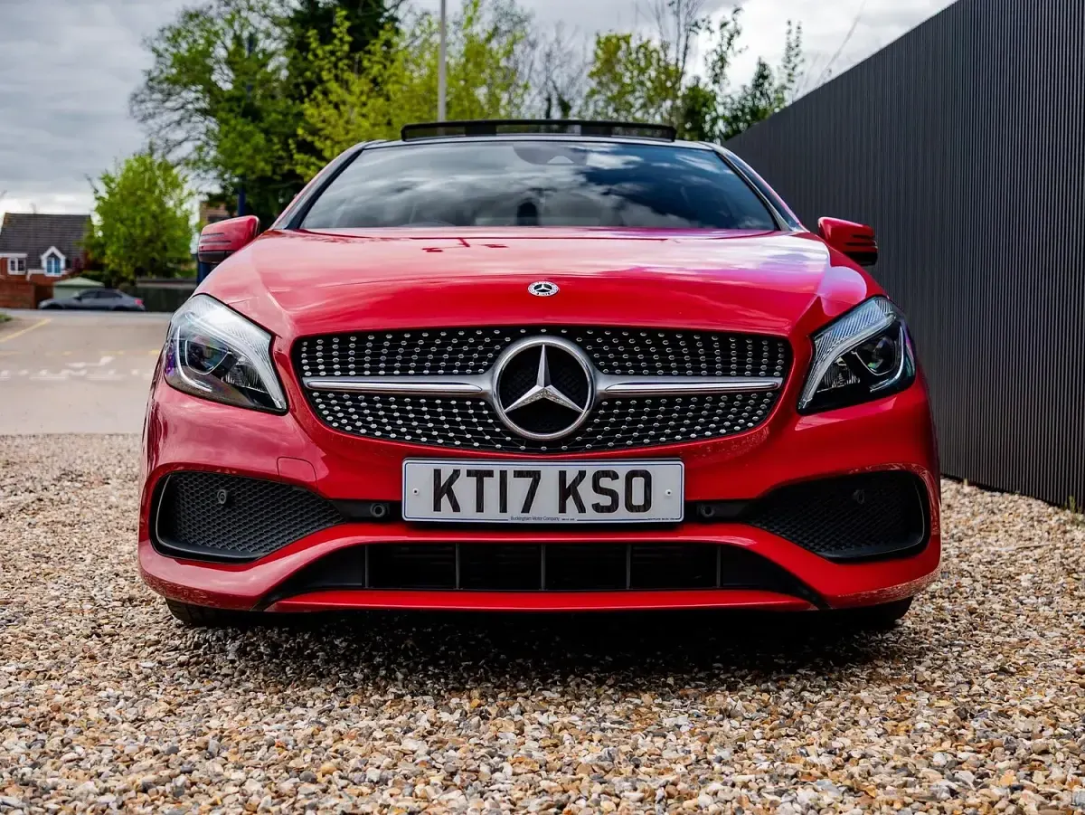 Used Mercedes A200 AMG Line Premium Plus 2017 Red Hatchback