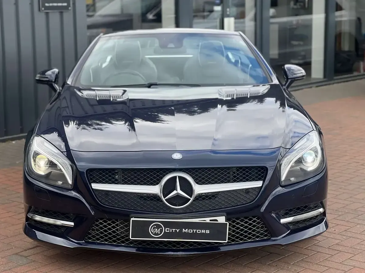 Used Mercedes SL400 AMG 333 HP (244 kW) 2015 Blue Cabriolet