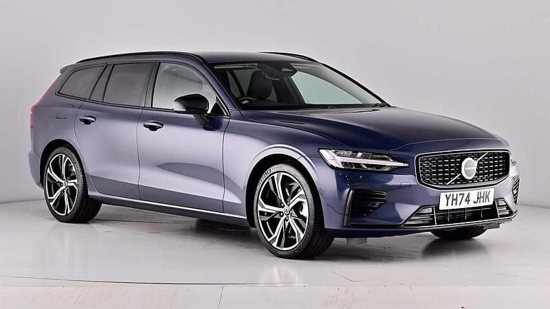 Blue Used 2024 Volvo V60 Plus Estate | £39,795 (Expensive) - Image 1/4