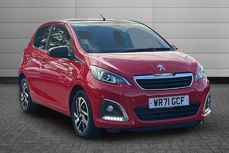 Red Used 2021 Peugeot 108 Allure Hatchback | £7,295 (Good price) - Image 1/2