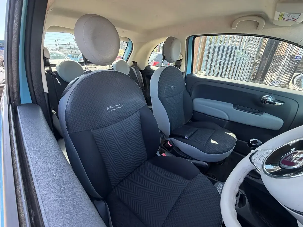 Used Fiat 500 Pop Star 69 HP (50 kW) 2016 Blue Hatchback