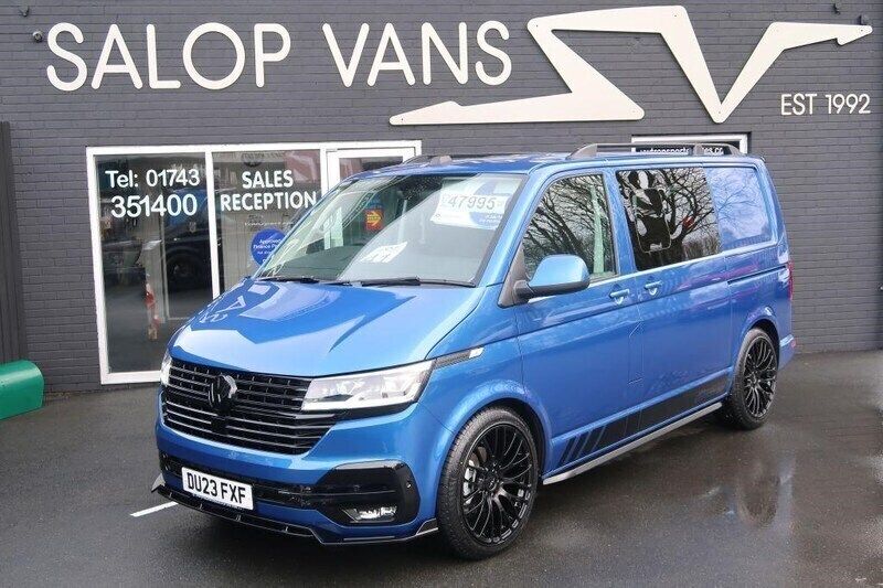 Blue Used 2023 VW T6.1 Highline Van | £47,995 - Image 1/4