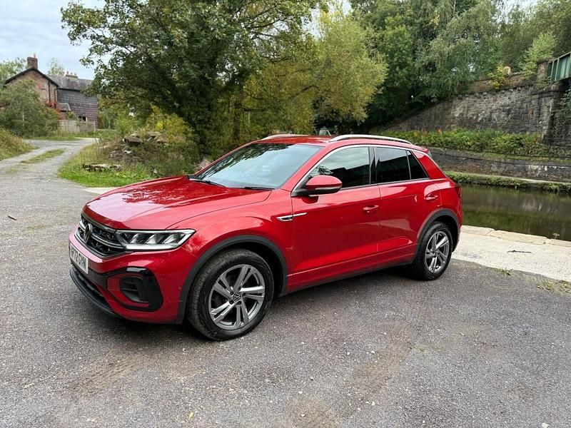Red Used 2022 VW T-Roc R-line SUV | £21,495 (Good price) - Image 1/4