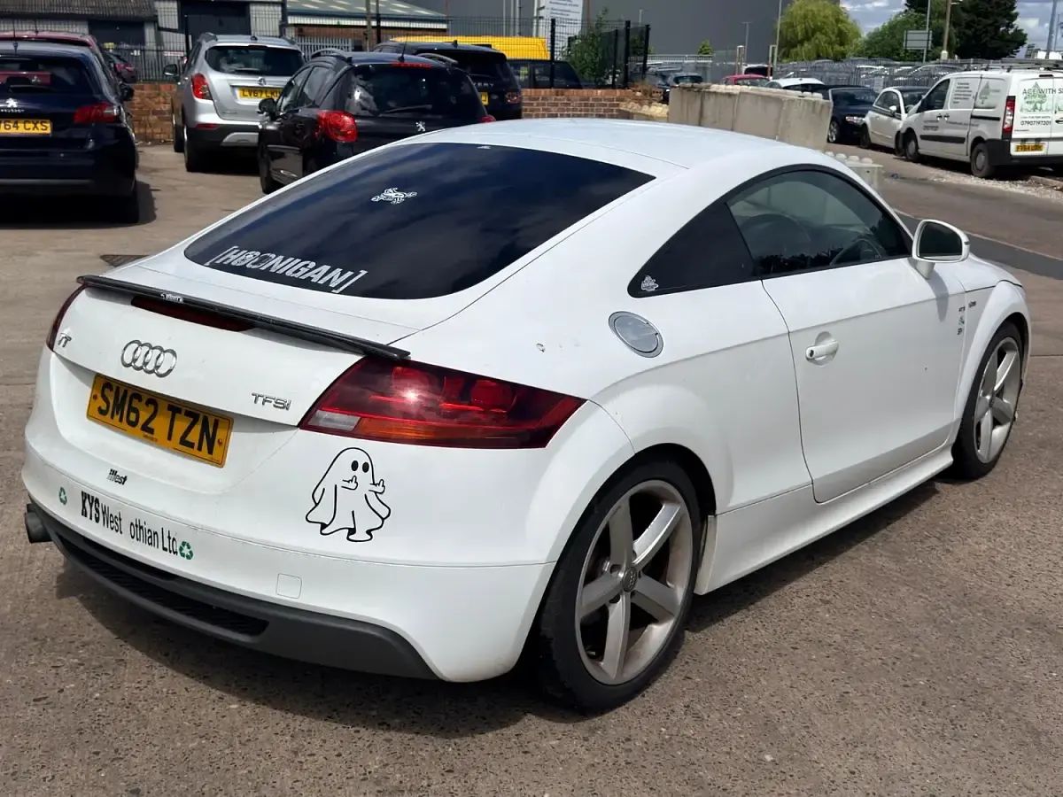 Used Audi TT S-Line 160 HP (117 kW) 2012 White Coupe