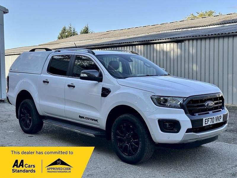 White Used 2021 Ford Ranger Wildtrack Pickup | £14,495 (Good price) - Image 1/4