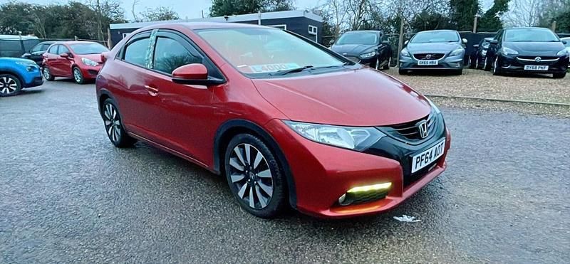 Used Honda Civic SE Plus 2014 Red Hatchback