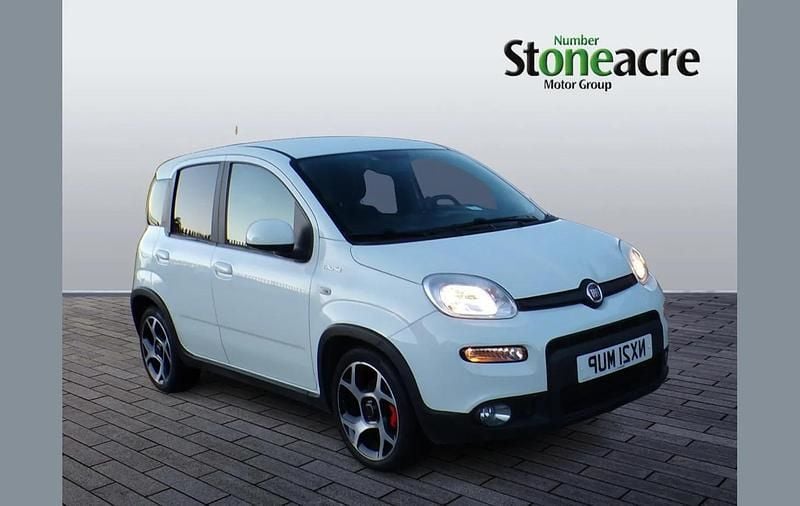 White Used 2021 Fiat Panda Sport Hatchback | £8,588 (Good price) - Image 1/4