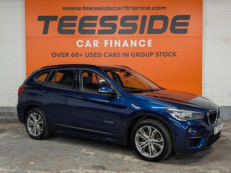 Used BMW X1 Sport Line 190 HP (139 kW) 2018 Blue SUV