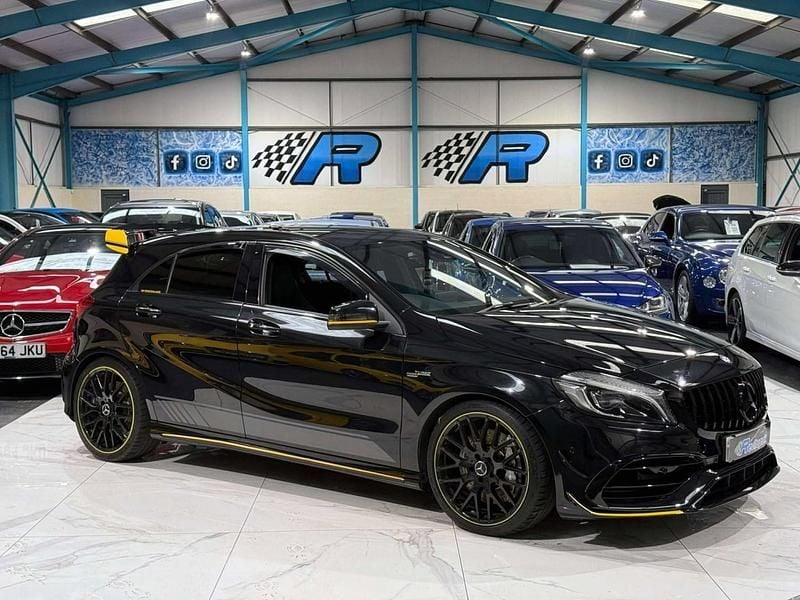 Black Used 2017 Mercedes A45 AMG Edition Hatchback | £26,995 (Expensive) - Image 1/4