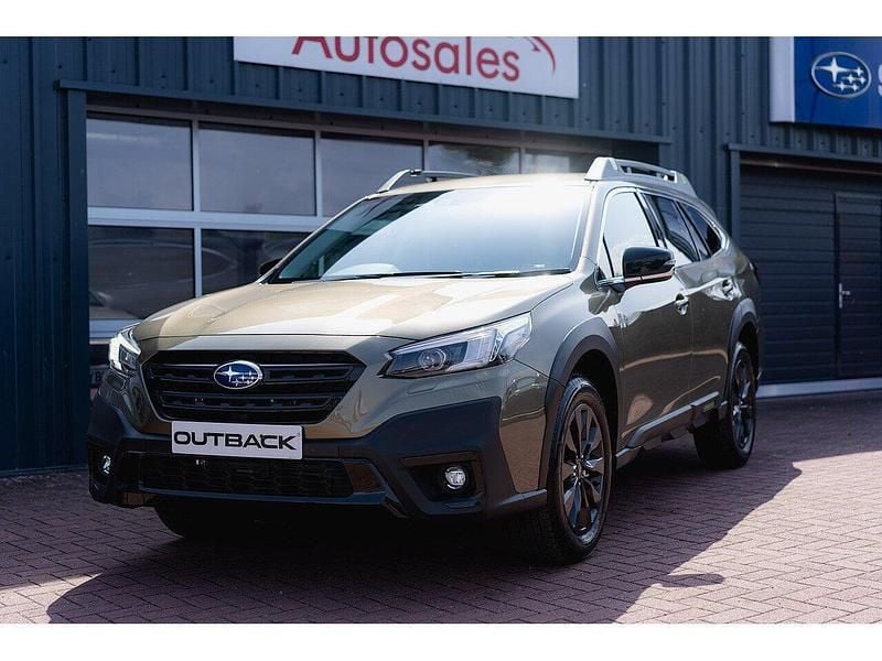 Autumn green metallic New 2025 Subaru Outback SUV | £39,895 - Image 1/4