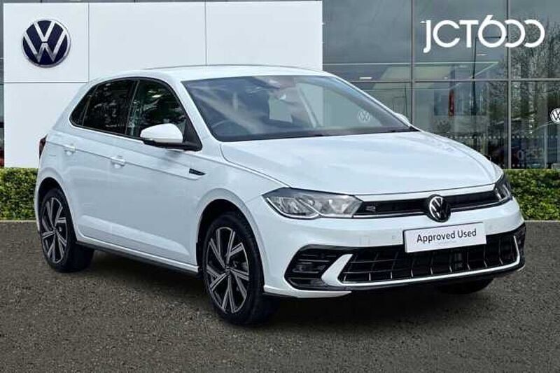 White Used 2023 VW Polo R-line Hatchback | £18,909 (Fair price) - Image 1/4