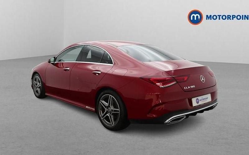 Used Mercedes CLA180 AMG Line Premium 136 HP (100 kW) 2022 Red Sedan