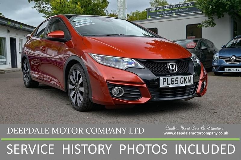 Red Used 2016 Honda Civic SR Hatchback | £11,790 (Fair price) - Image 1/4
