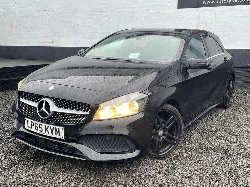 Used Mercedes A200 AMG line 2016 Black Hatchback