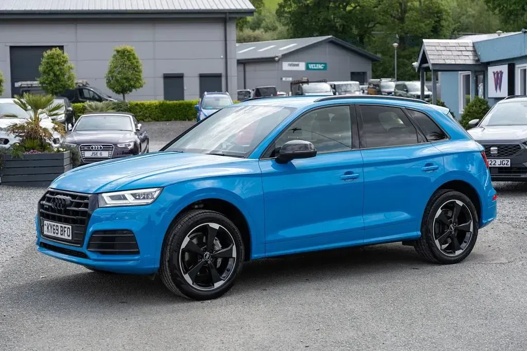 Used Audi Q5 Black Edition 2019 Blue SUV