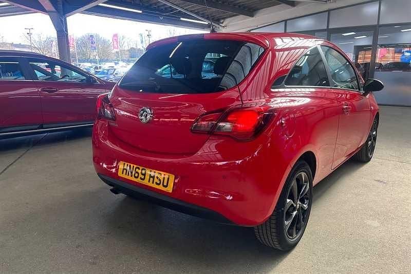 Used Vauxhall Corsa 75 HP (55 kW) 2019 Red Hatchback