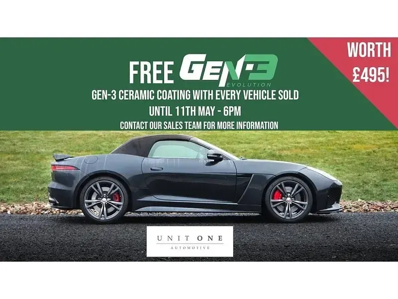 Used Jaguar F-Type 300 HP (220 kW) 2017 White Coupe