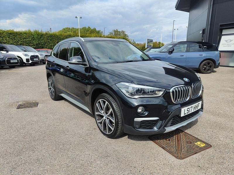 Black Used 2017 BMW X1 xLine SUV | £15,031 (Good price) - Image 1/4