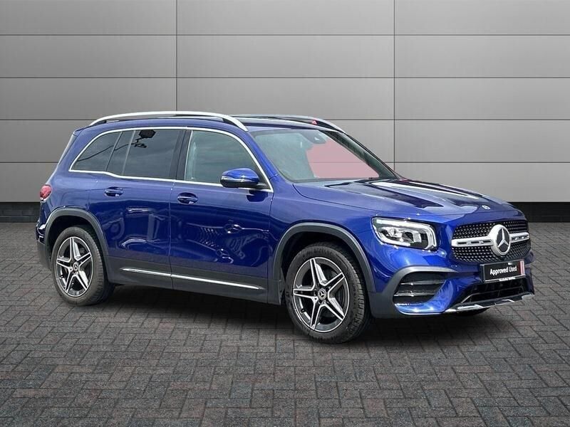 Blue Used 2021 Mercedes GLB200 AMG line SUV | £23,995 (Good price) - Image 1/4