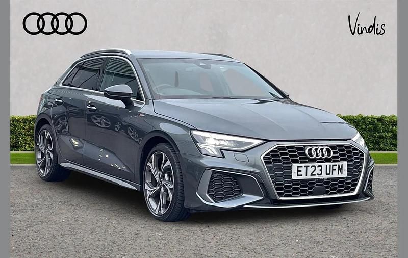 Used Audi A3 S-Line 108 HP (79 kW) 2023 Grey Hatchback