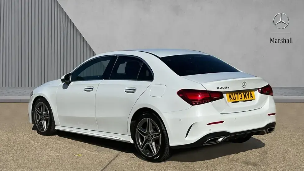 Used Mercedes A200 Executive 150 HP (110 kW) 2023 Moonstone white metallic Sedan