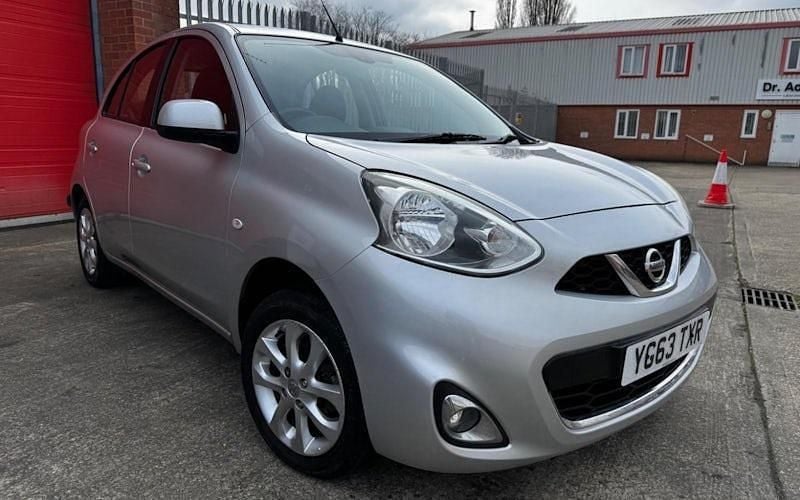 Silver Used 2013 Nissan Micra Acenta Hatchback | £3,995 (Good price) - Image 1/4