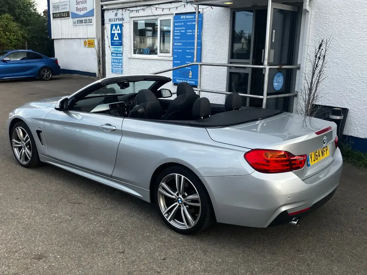 Used BMW 420 Cabriolet M Sport 2014 Silver Cabriolet