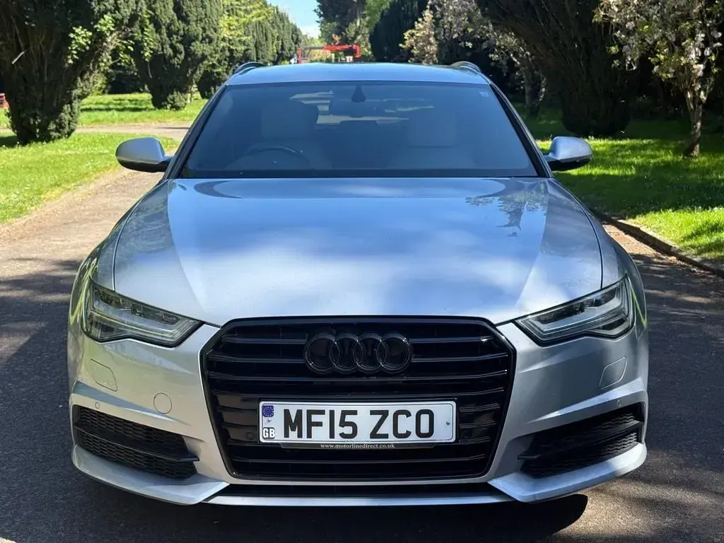Used Audi A6 Black Edition 190 HP (139 kW) 2015 Silver Estate