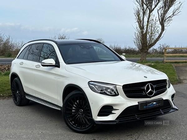 Used Mercedes GLC250 AMG Line Premium 2018 White Estate