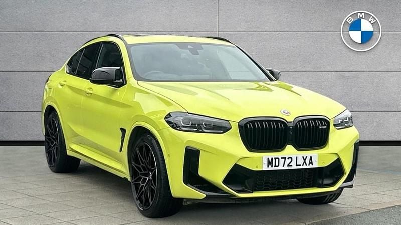Yellow Used 2023 BMW X4 M Competition Edition SUV | £54,795 (Good price) - Image 1/4