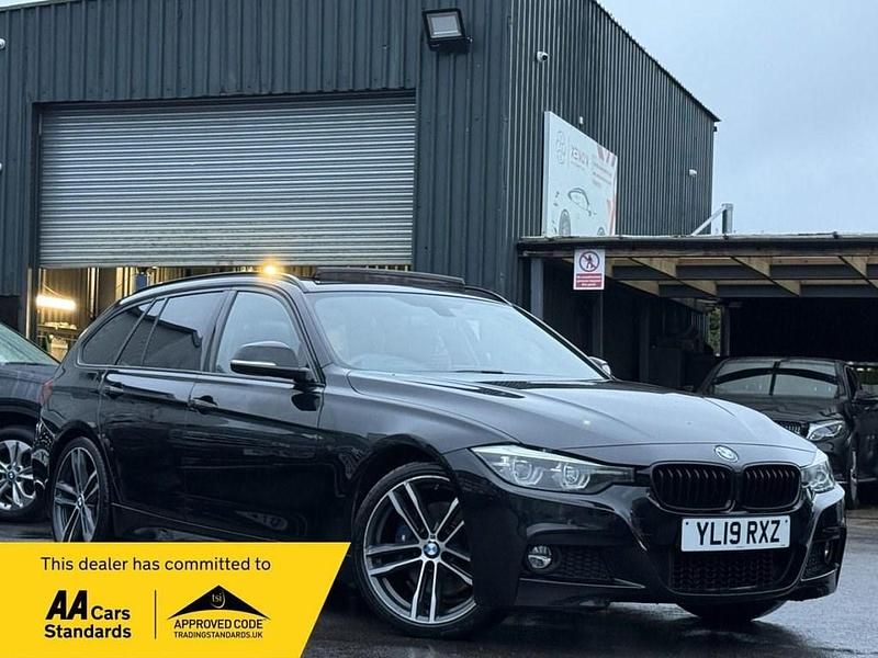 Black Used 2019 BMW 320 M Sport Estate | £20,490 (Fair price) - Image 1/4