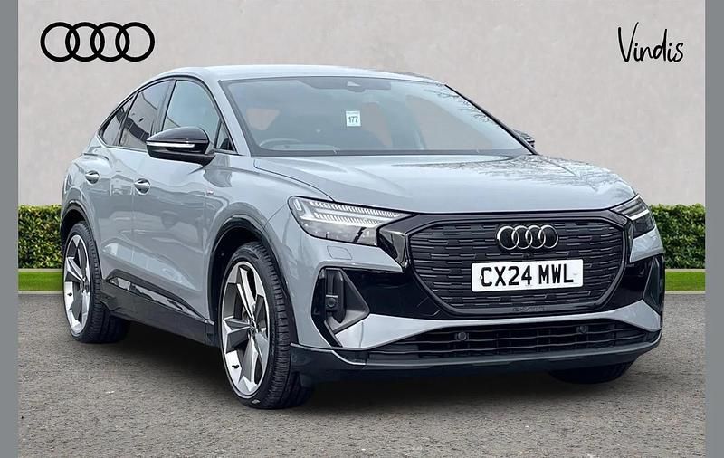 Used Audi Q4 Sportback e-tron Black Edition 219 kW (299 HP) 2024 Grey SUV