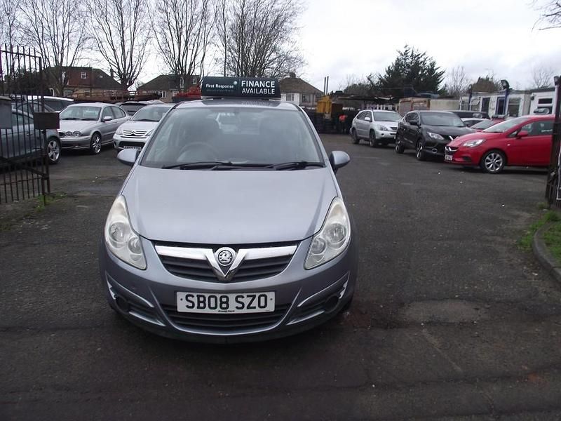 Used Vauxhall Corsa Club 90 HP (66 kW) 2008 Silver Hatchback