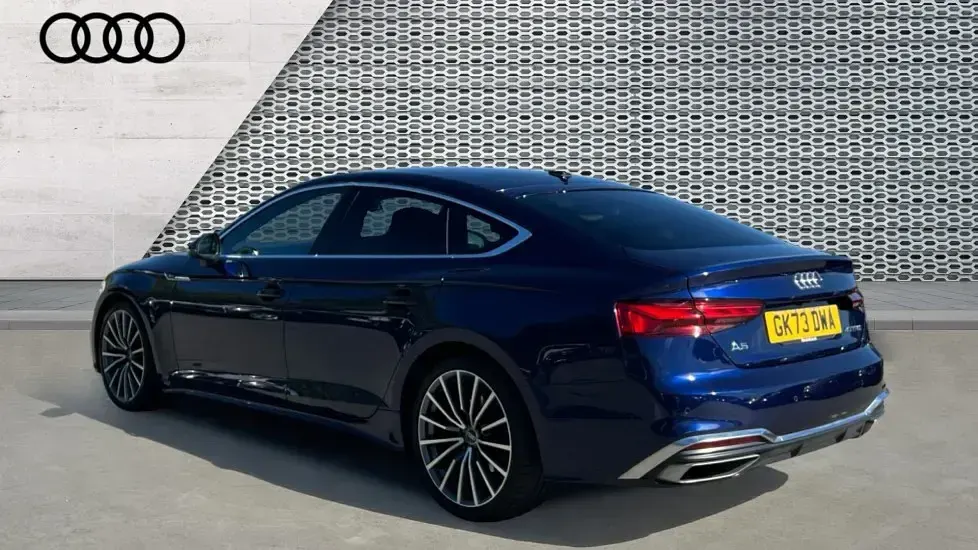 Used Audi A5 Sportback S-Line 204 HP (150 kW) 2023 Blue Hatchback