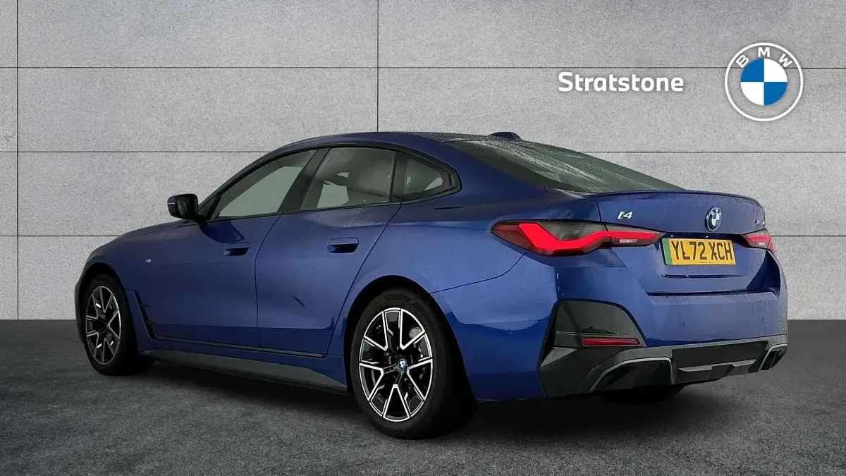 Used BMW i4 M Sport 250 kW (340 HP) 2022 Blue Sedan