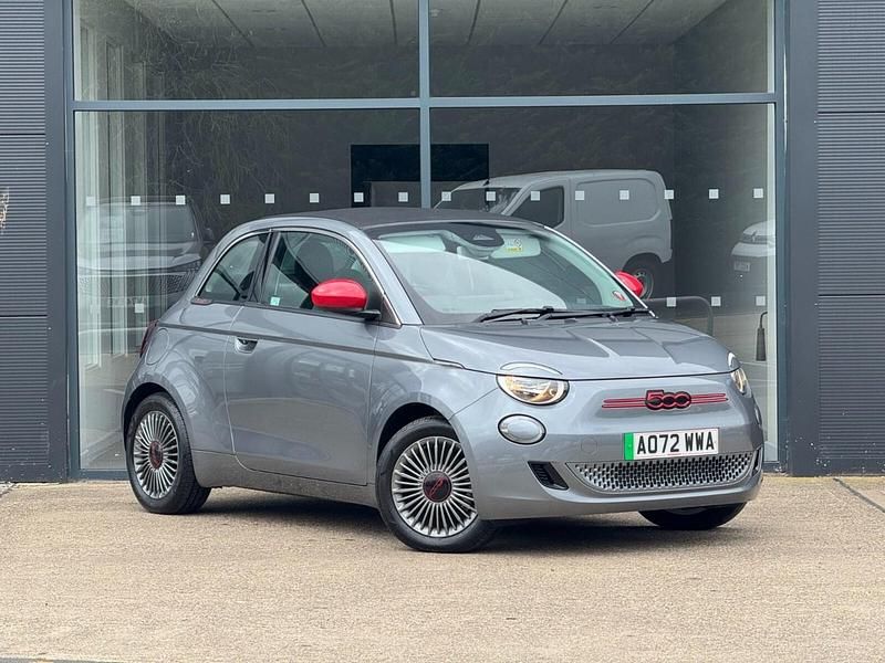 Grey Used 2022 Fiat 500e Red Cabriolet | £17,695 - Image 1/4