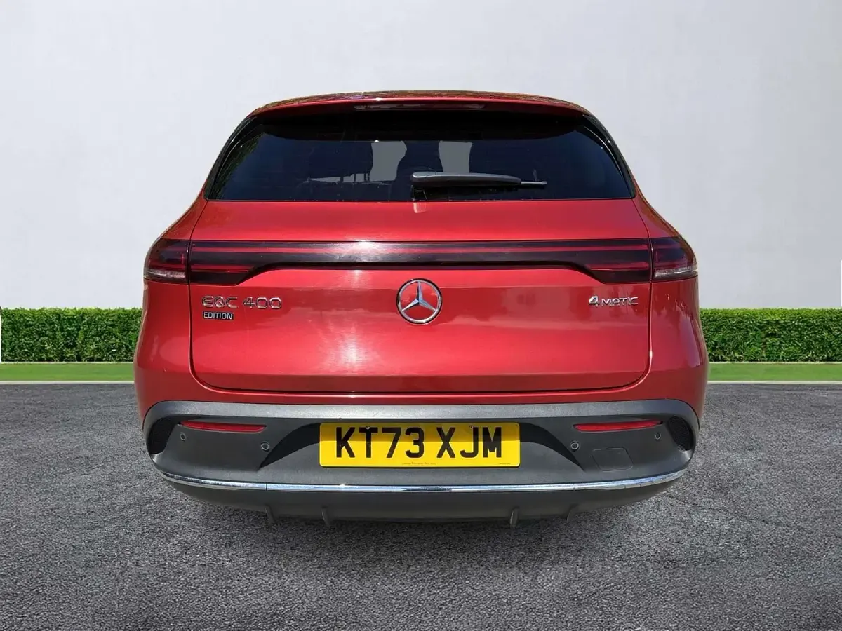Used Mercedes EQC400 AMG line 300 kW (408 HP) 2023 Red SUV