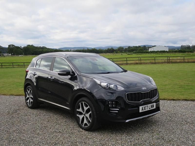 Black Used 2017 Kia Sportage GT-Line S SUV | £10,995 (Good price) - Image 1/4