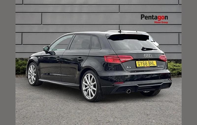 Used Audi A3 Black Edition 113 HP (83 kW) 2018 Black Sedan