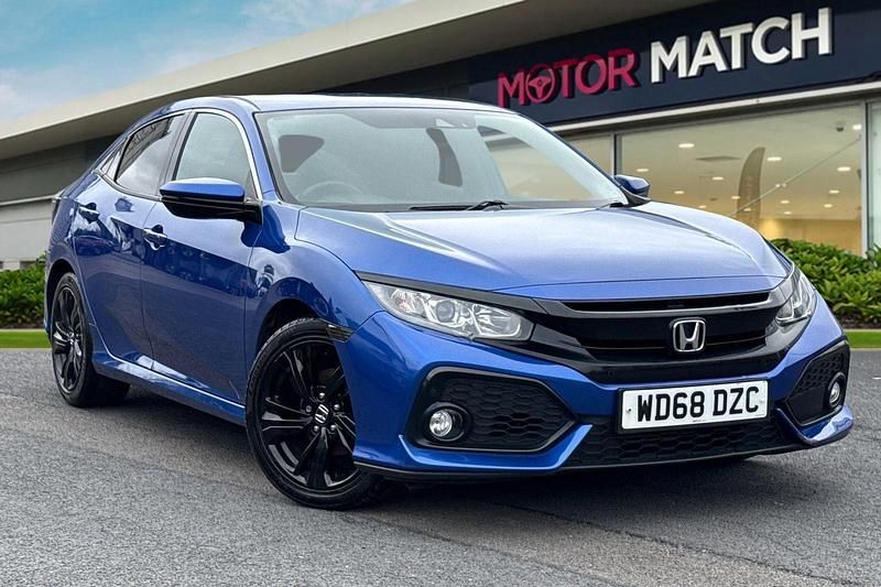 Blue Used 2018 Honda Civic SR Hatchback | £10,373 (Fair price) - Image 1/4