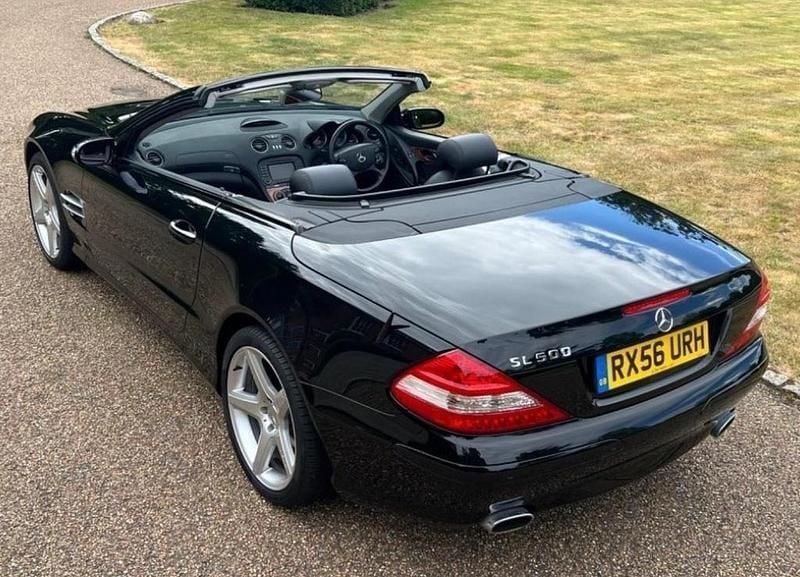 Used Mercedes SL500 2006 Black Cabriolet