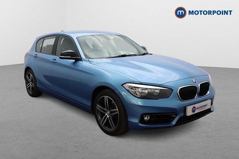 Used BMW 118 Sport Line 150 HP (110 kW) 2017 Blue Hatchback