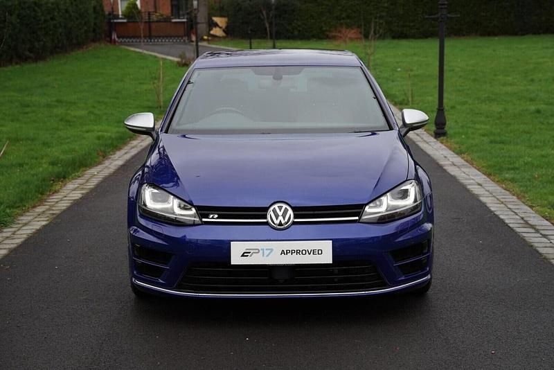 Used VW Golf VII R 2015 Blue Hatchback